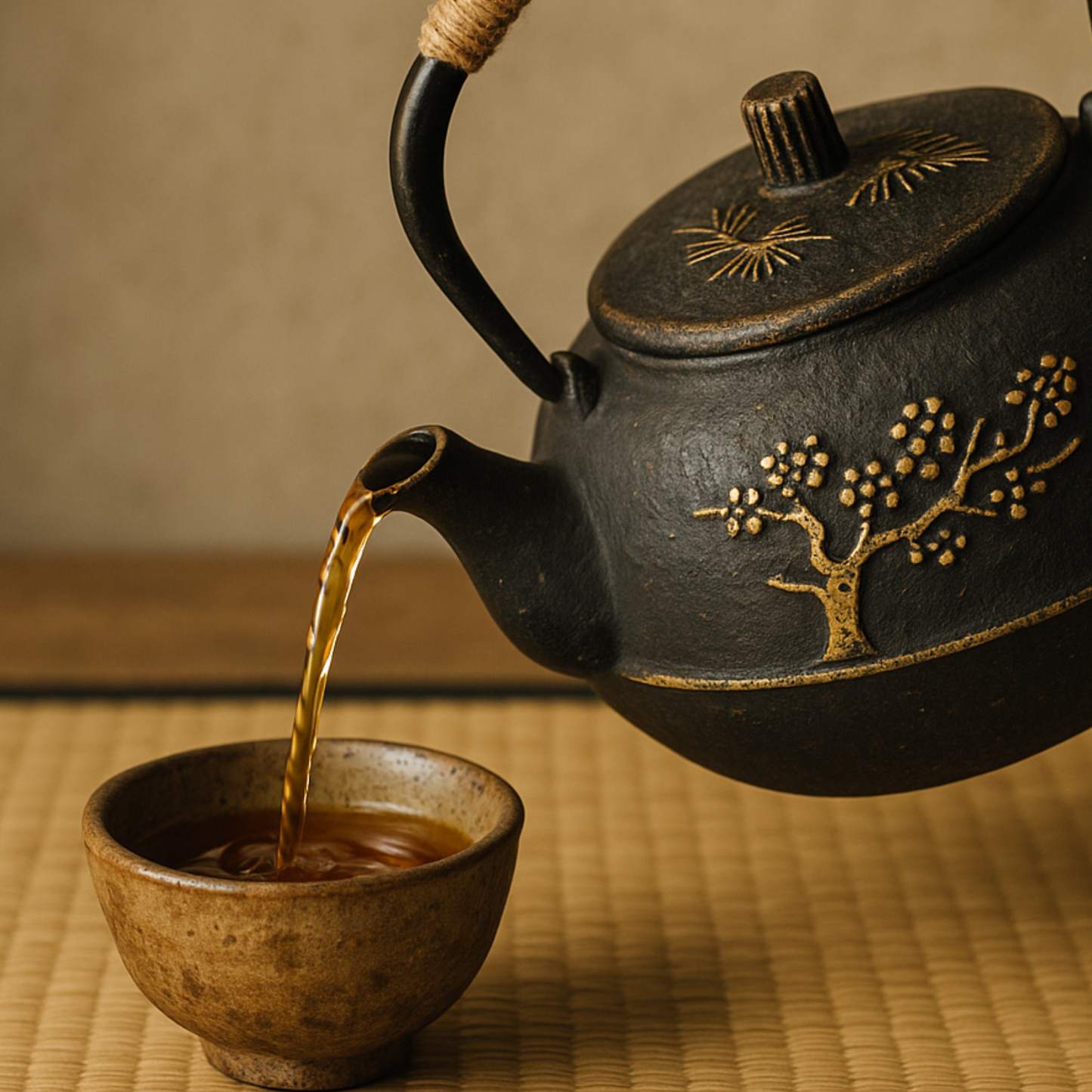 Théière en Fonte Japonaise - Tenshiro
