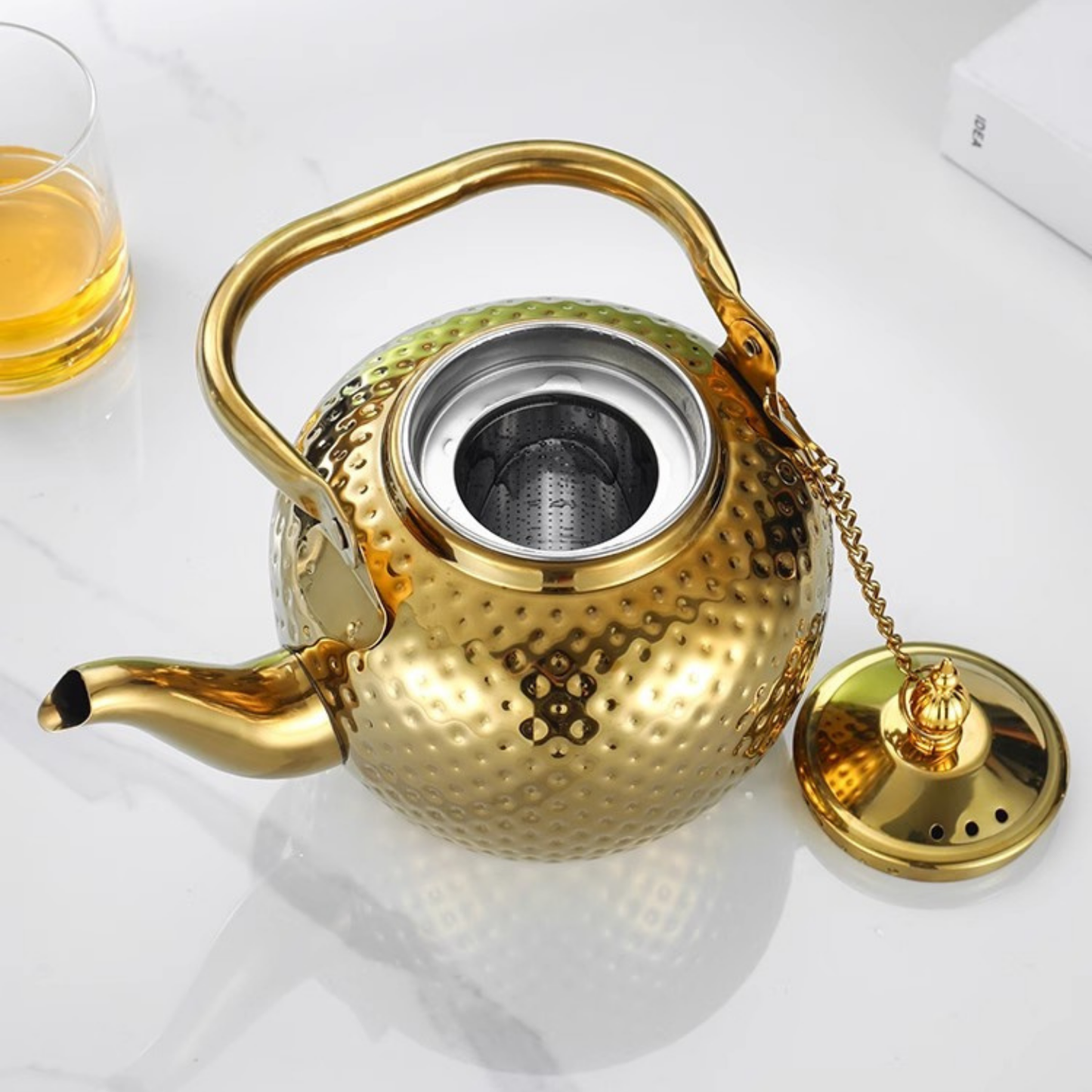 Théière en Inox Marocaine - Marrakchia