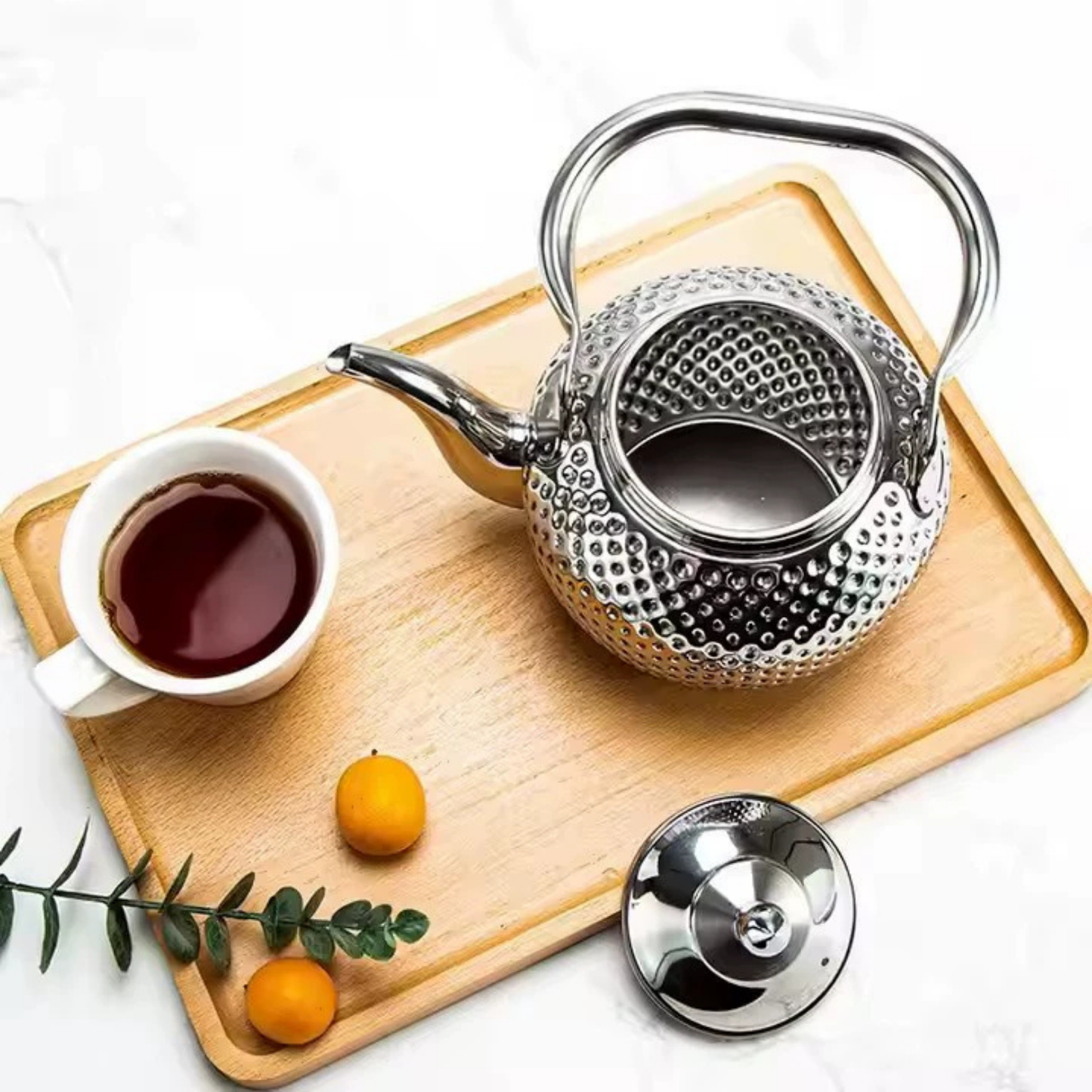 Théière en Inox Marocaine - Marrakchia