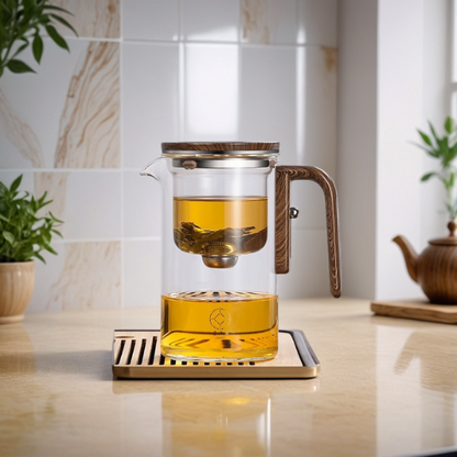 Théière en verre magnétique - Clairia