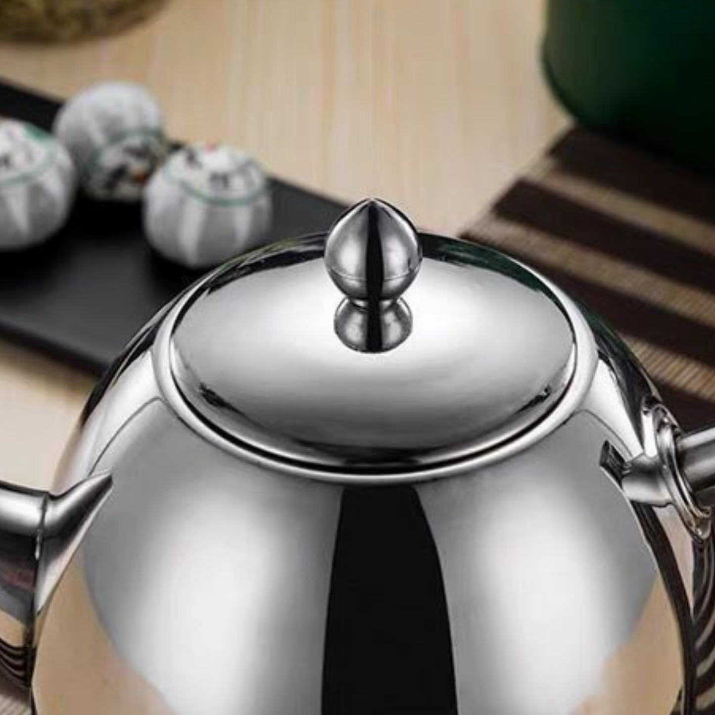 Théière en Inox Marocaine - Zayna
