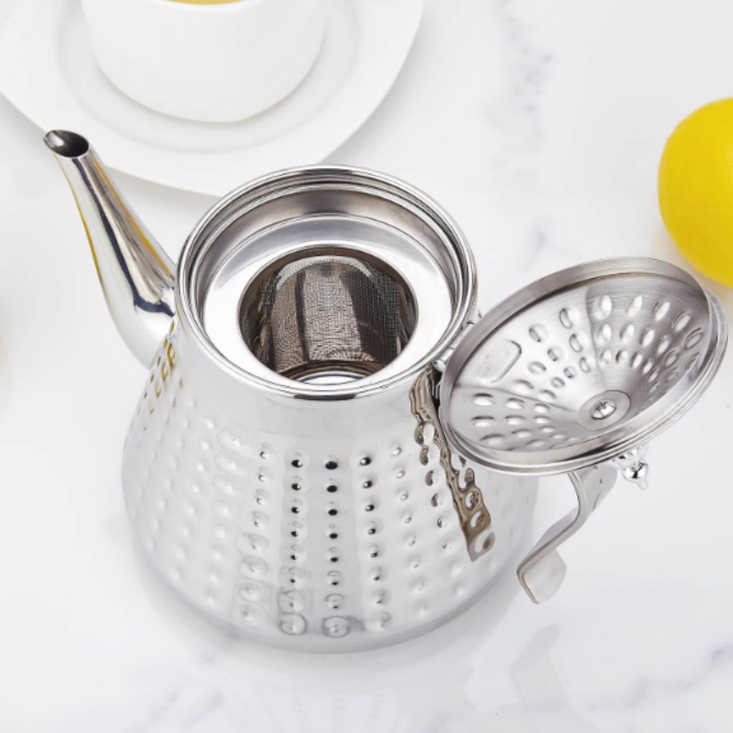 Théière en Inox Marocaine - Safya