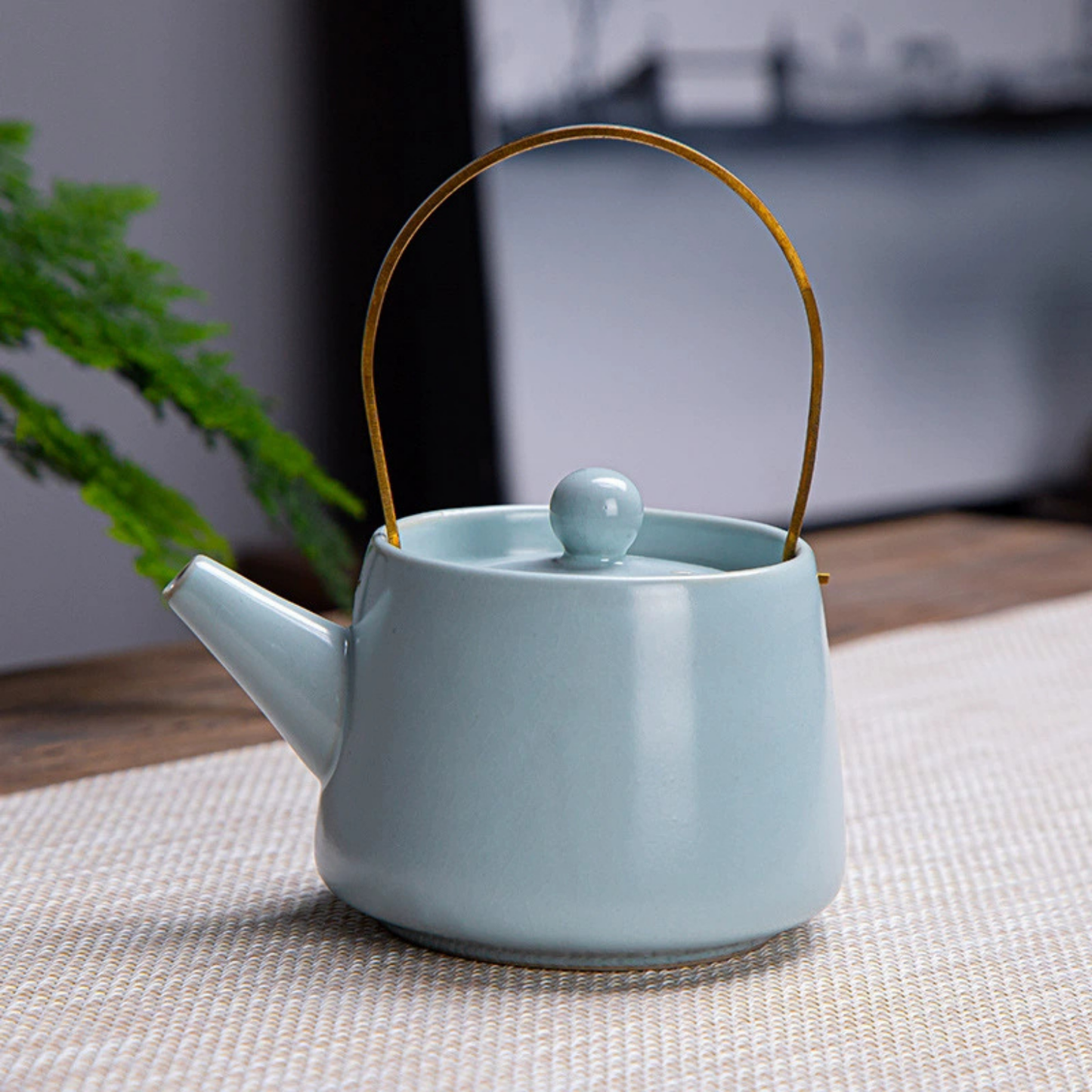 Coffret Théière en Céramique - Hanazumi - 2 verres inclus