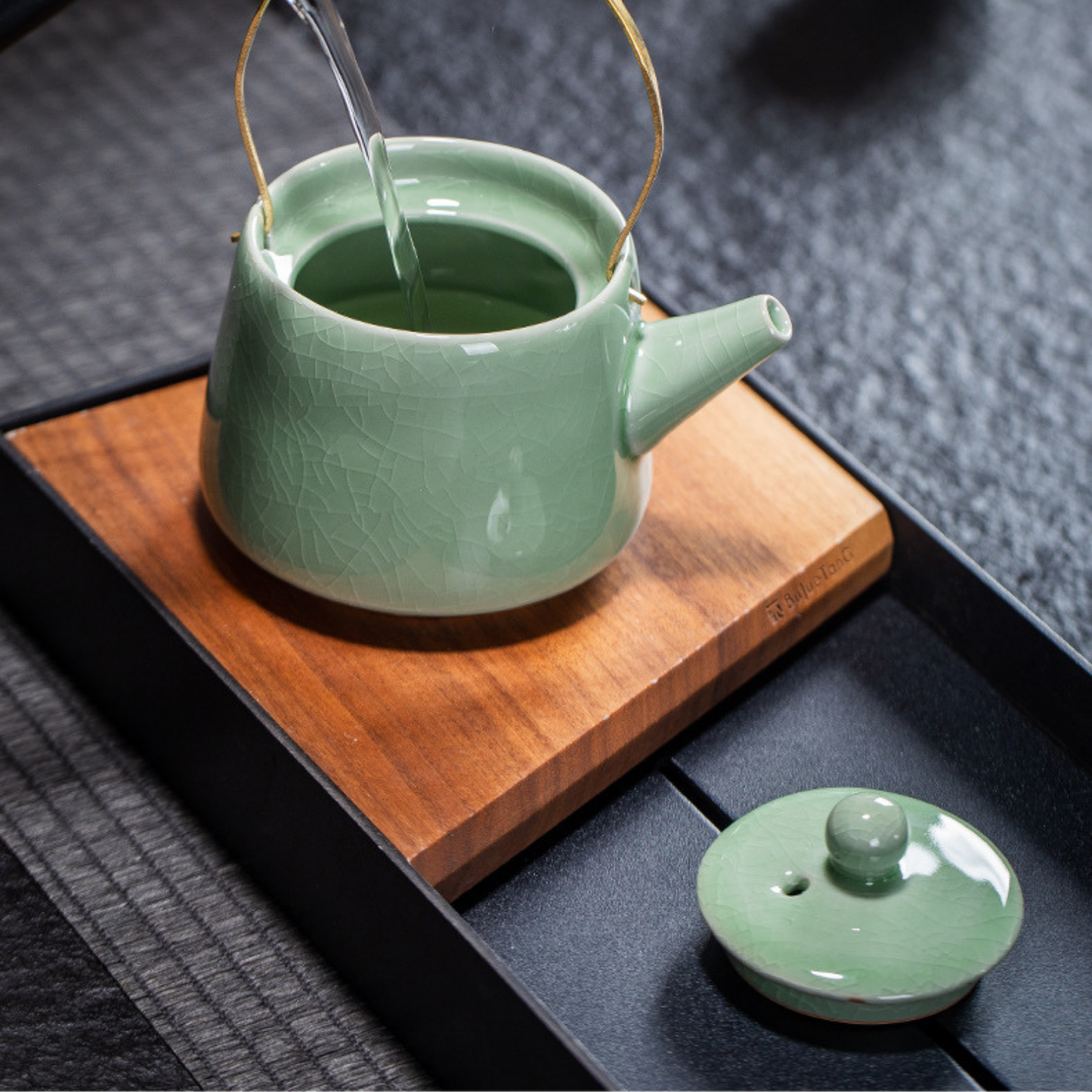 Coffret Théière en Céramique - Hanazumi - 2 verres inclus