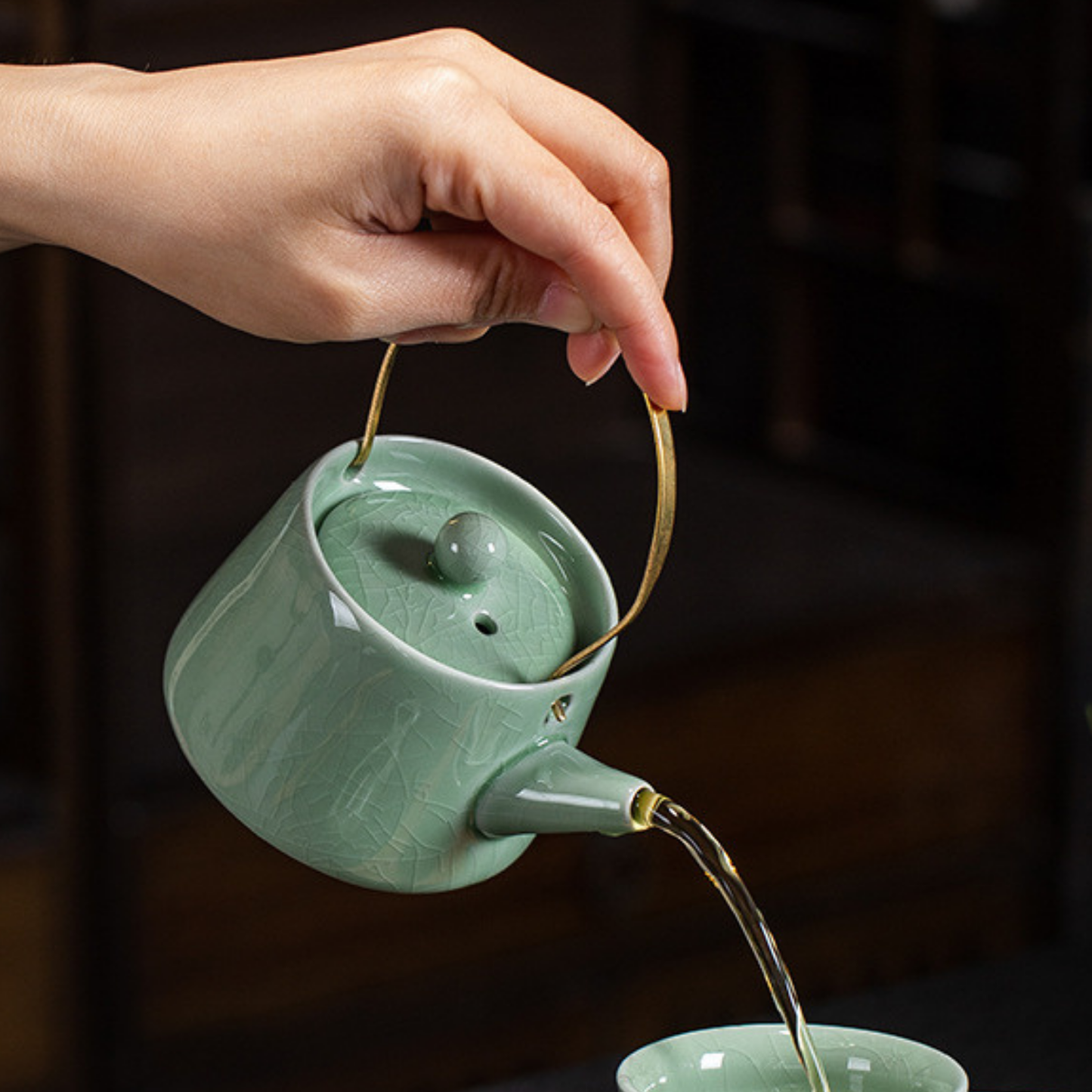 Coffret Théière en Céramique - Hanazumi - 2 verres inclus