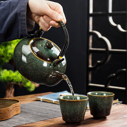 Théière en Céramique - Hekai - Coffret 6 Tasses