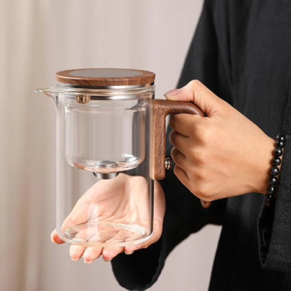 Théière en verre magnétique - Clairia