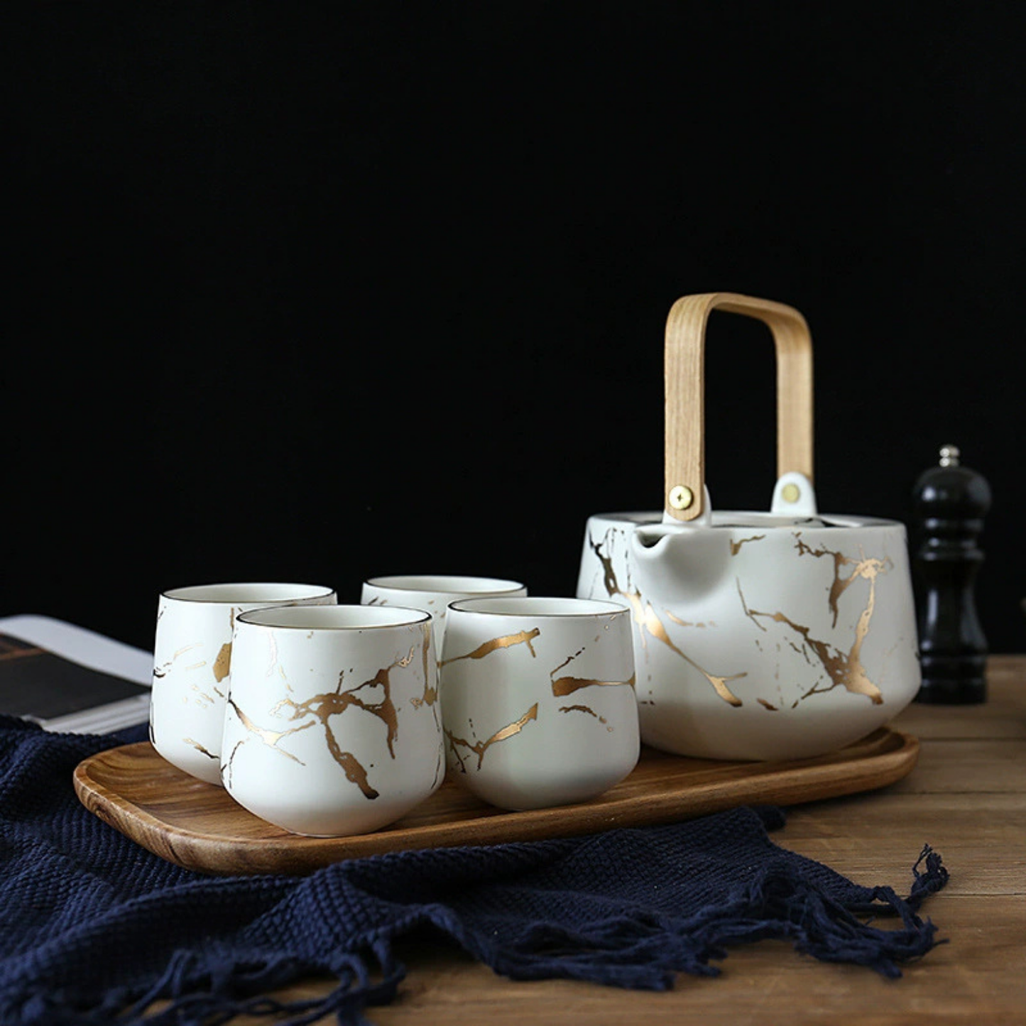 Service à thé en Porcelaine - Set complet - Skadi