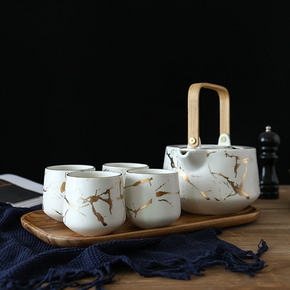 Service à thé en Porcelaine - Set complet - Skadi