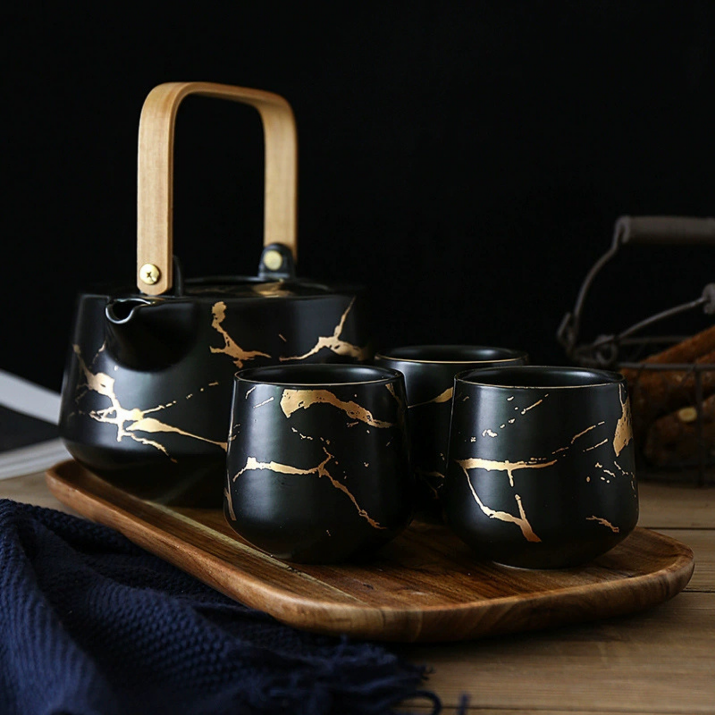 Service à thé en Porcelaine - Set complet - Skadi