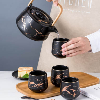 Service à thé en Porcelaine - Set complet - Skadi