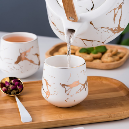 Service à thé en Porcelaine - Set complet - Skadi