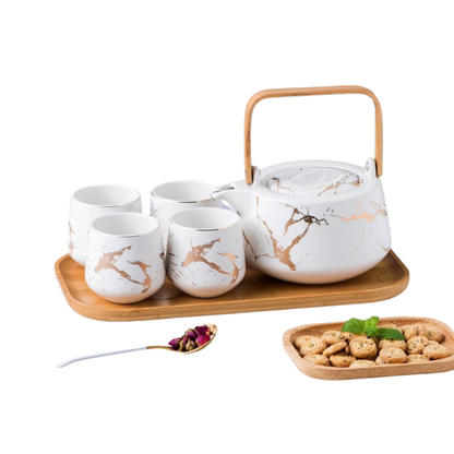 Service à thé en Porcelaine - Set complet - Skadi