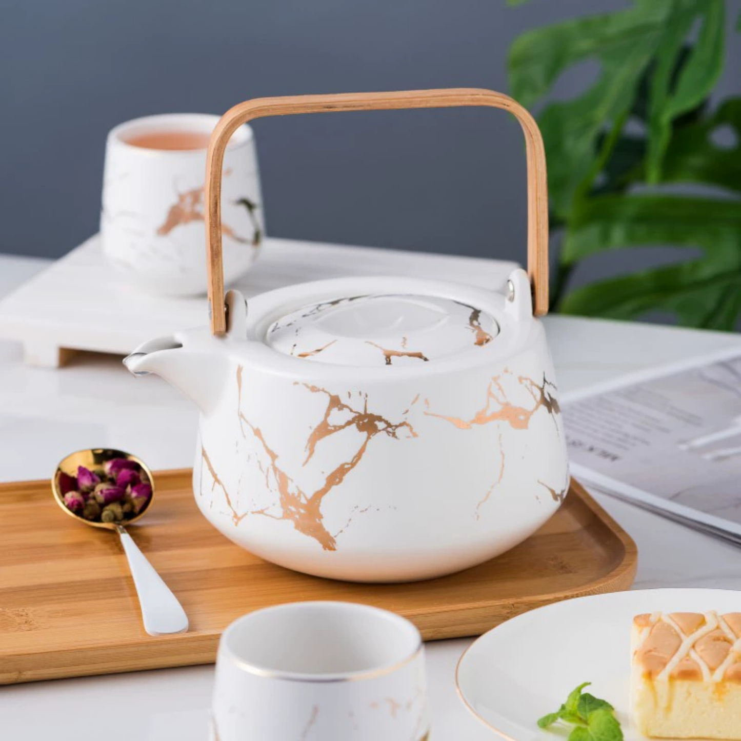 Service à thé en Porcelaine - Set complet - Skadi
