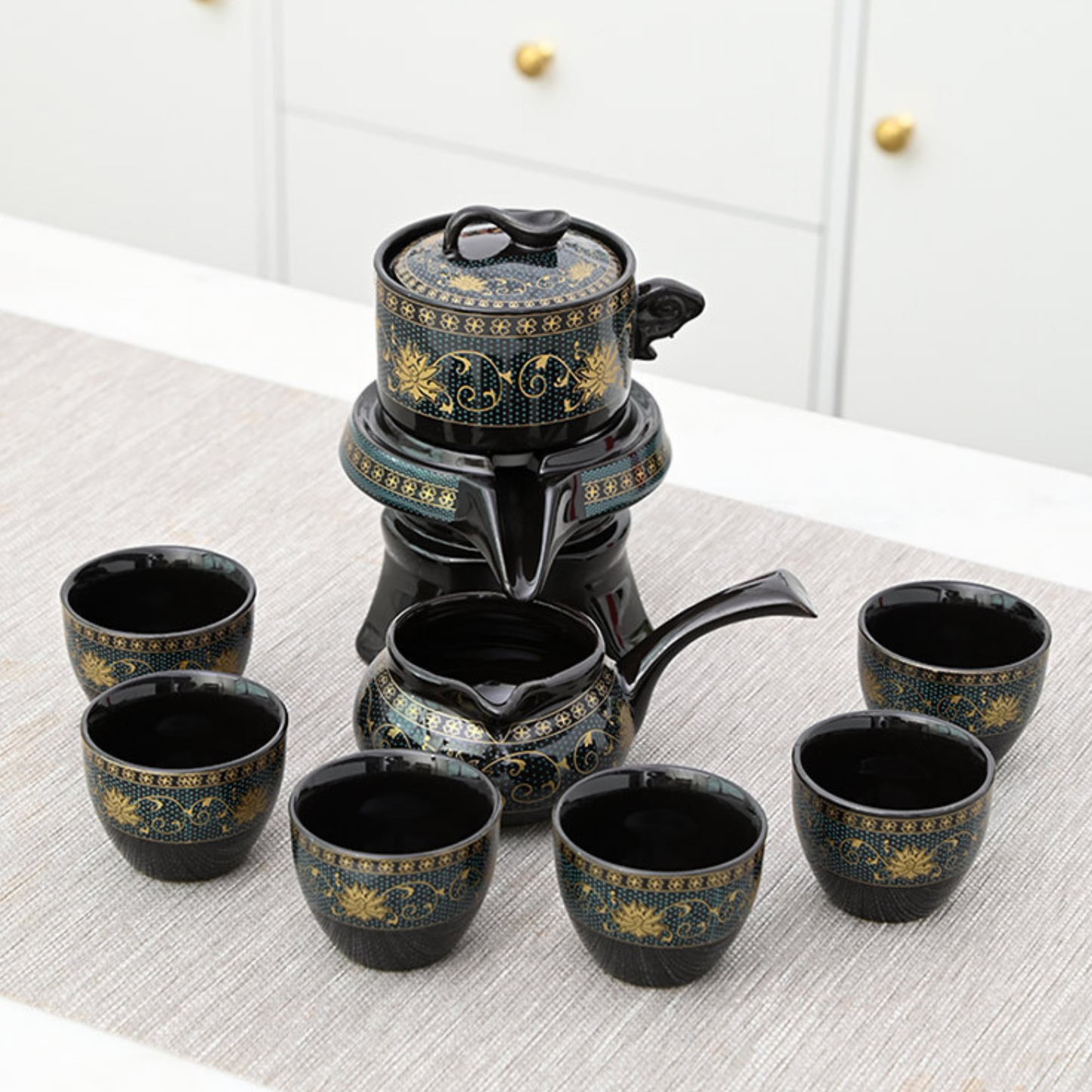 Service à thé Chinois - Set complet - Lotus Éternel