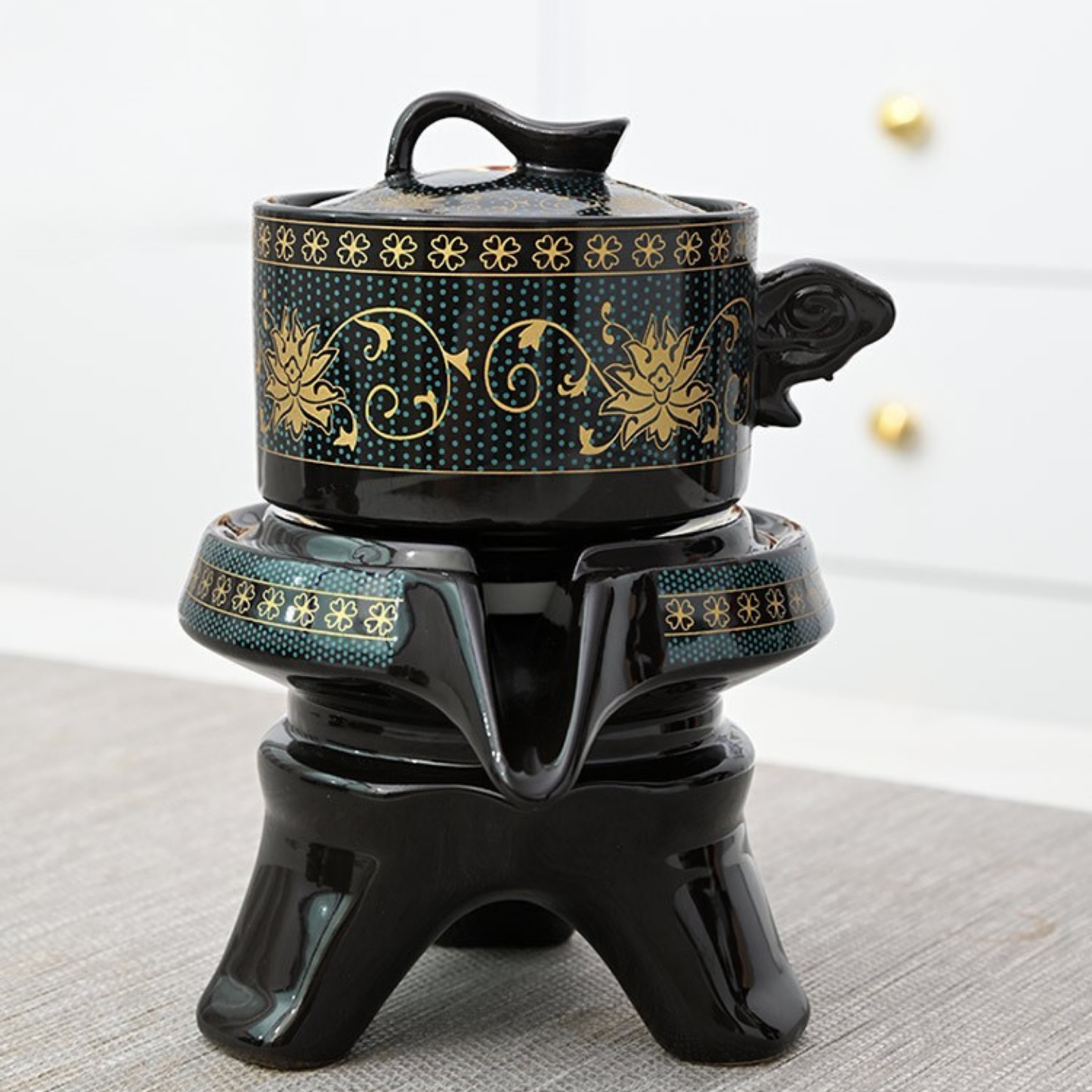 Service à thé Chinois - Set complet - Lotus Éternel