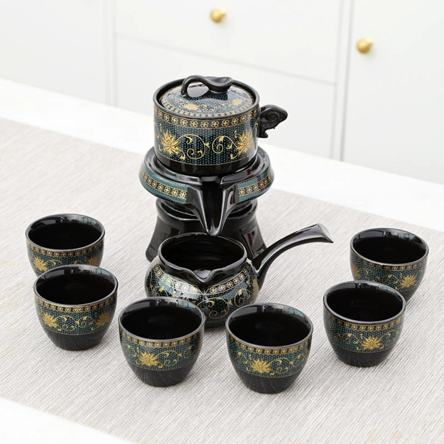 Service à thé Chinois - Set complet - Lotus Éternel