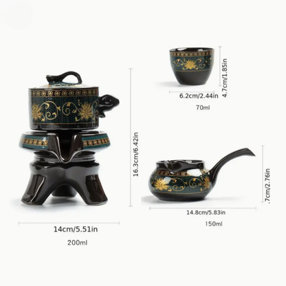 Service à thé Chinois - Set complet - Lotus Éternel