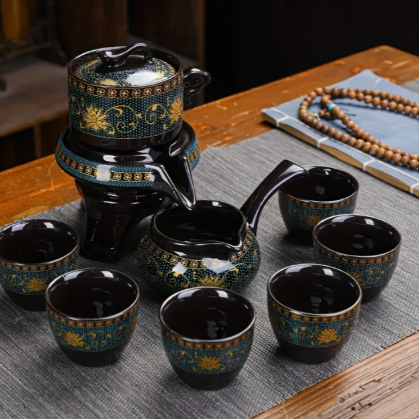 Service à thé Chinois - Set complet - Lotus Éternel