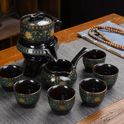 Service à thé Chinois - Set complet - Lotus Éternel