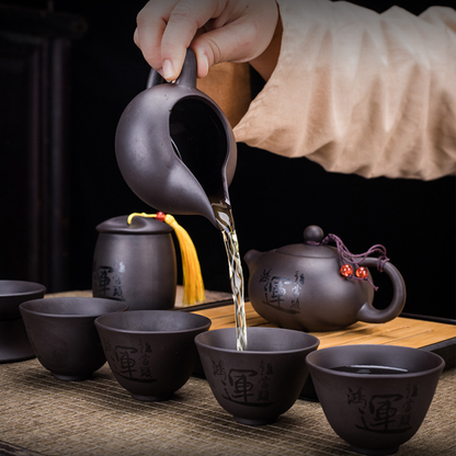 Service à thé chinois - Set complet - Zisha