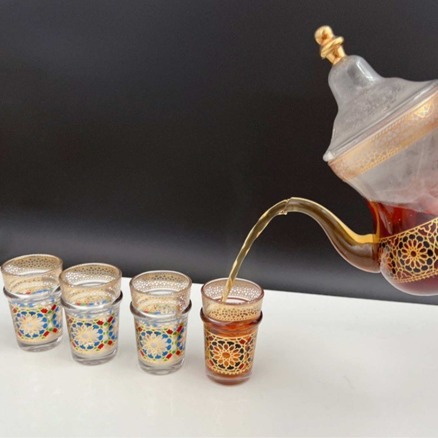 Service à thé Marocain - Set Complet - Zahara