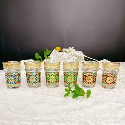 Verres Marocains Andalous – Coffret 6 pièces