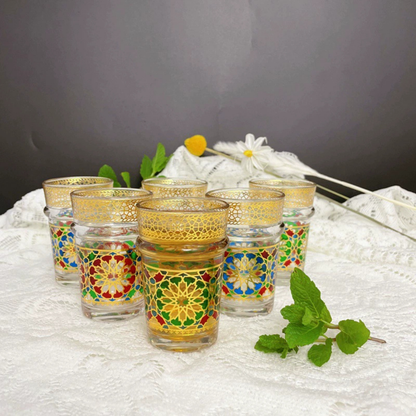 Verres Marocains Andalous – Coffret 6 pièces