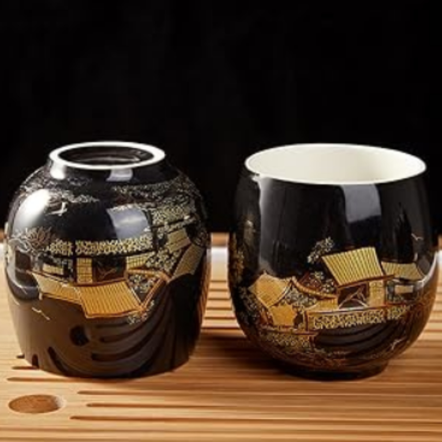Service à thé Japonais - Set complet - Kurohana