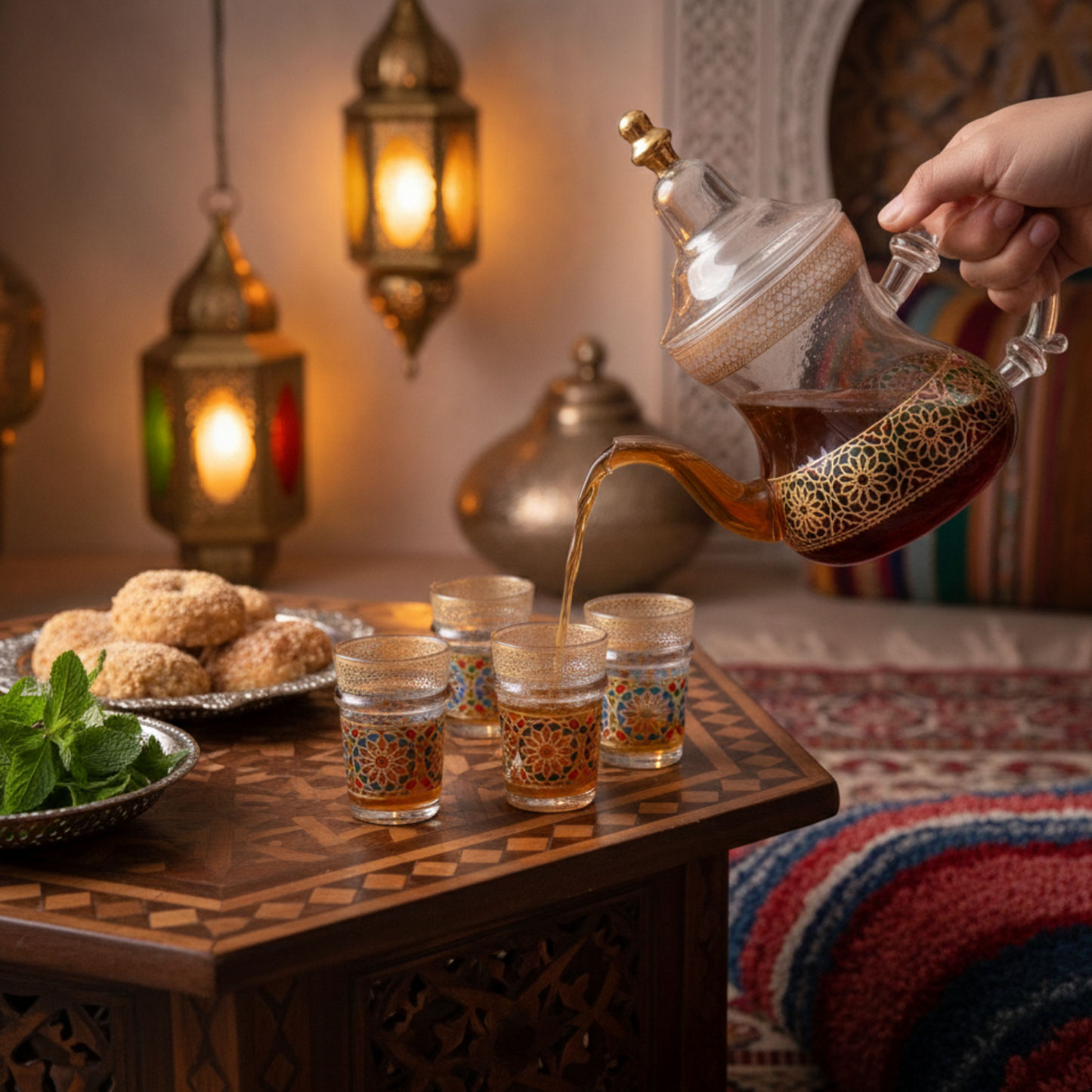 Service à thé Marocain - Set Complet - Zahara