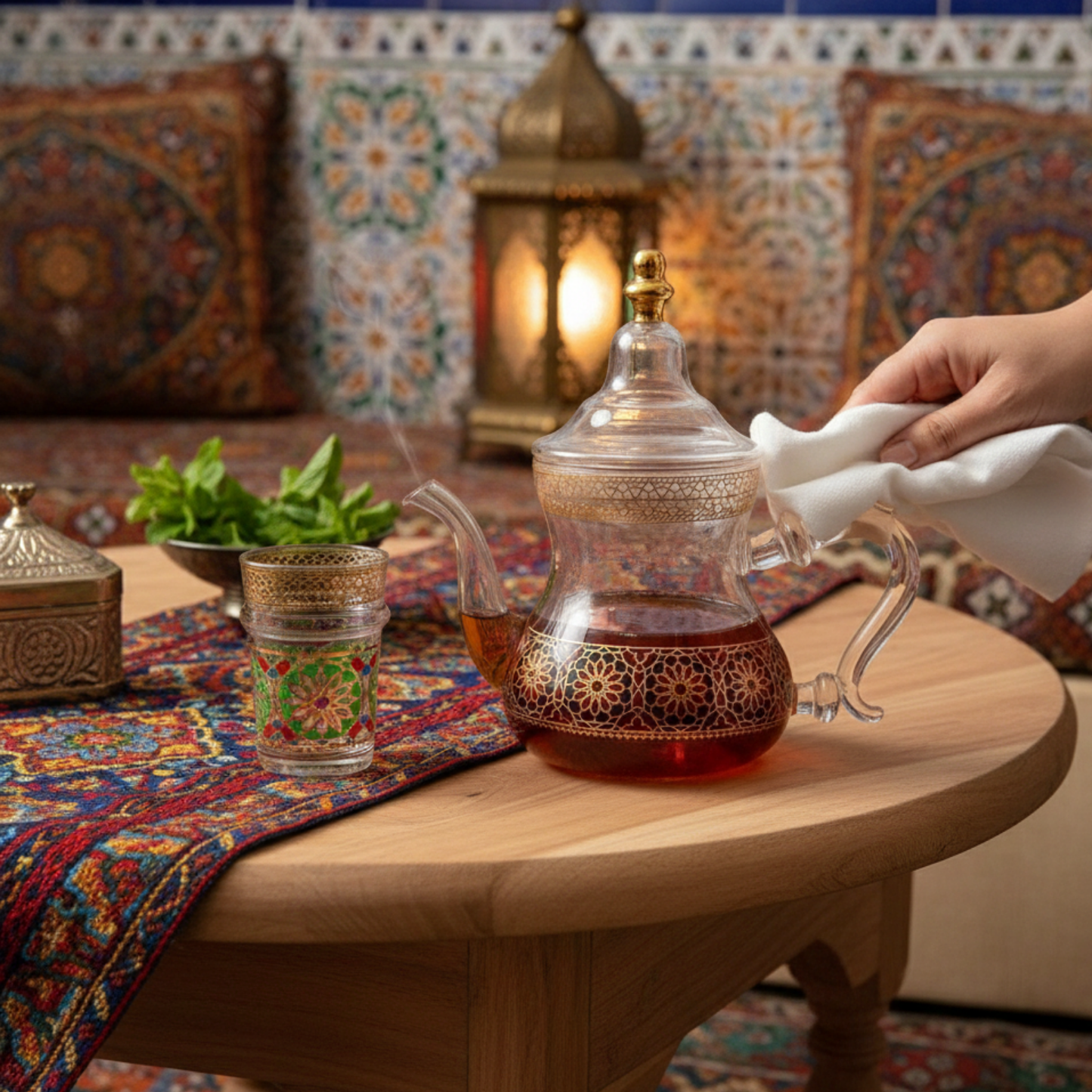 Service à thé Marocain - Set Complet - Zahara