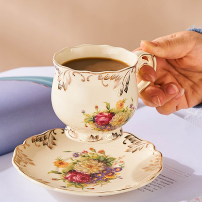 Service à thé Anglais en Porcelaine Set complet - Lady Eloise