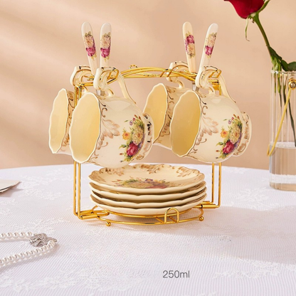 Service à thé Anglais en Porcelaine Set complet - Lady Eloise