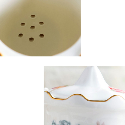 Service à thé Anglais en Porcelaine Set complet - Lady Violet