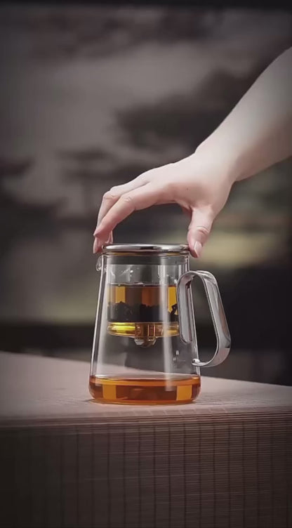 Théière en verre clipsable - Namisa